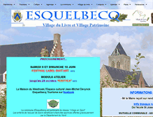 Tablet Screenshot of esquelbecq.com